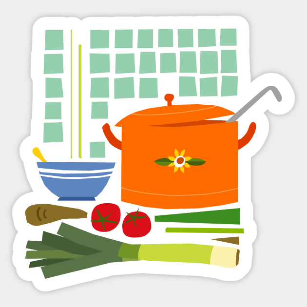 Cooking Sticker by AdrianaStore